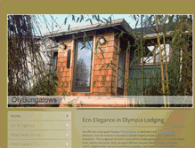 Tablet Screenshot of olybungalows.com
